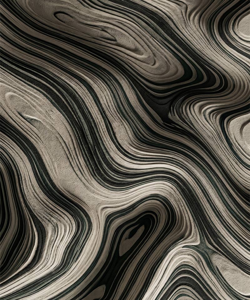 Abstract sand wave graphic representing Velora's organizational philosophy